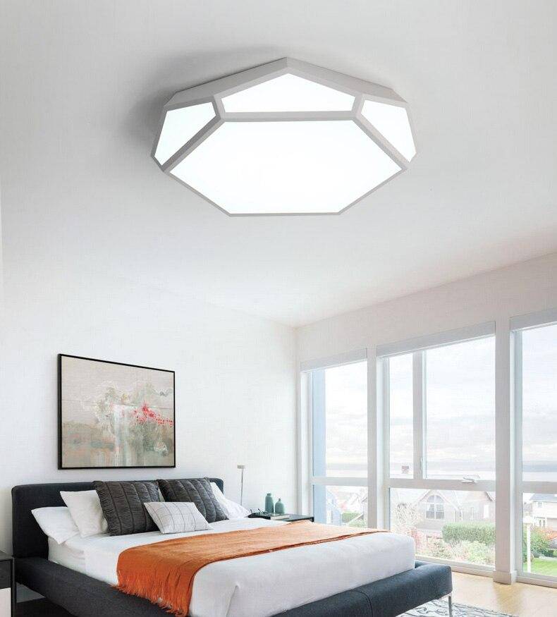 Plafonnier design géométrique diamant à LED moderne Bwart