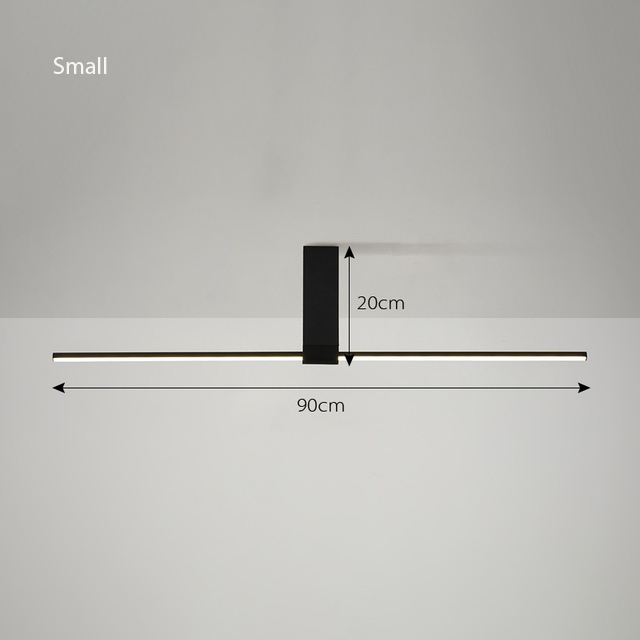 Plafonnier moderne LED minimaliste barre lumineuse Mahil
