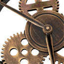 Horloge murale en métal vintage à chiffres romains ou digitaux Numeral