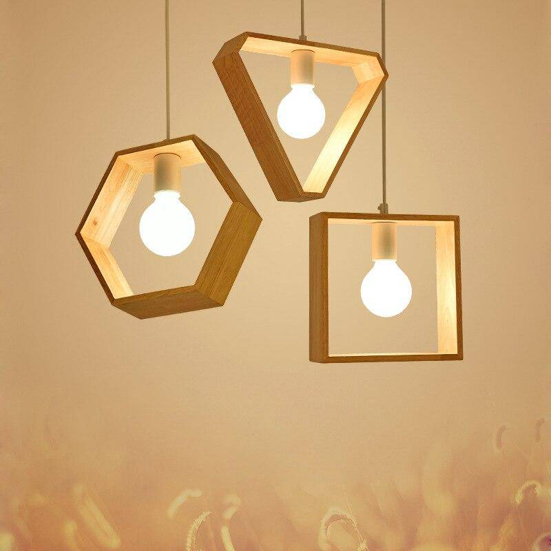 Botimi Wooden pendant lamp