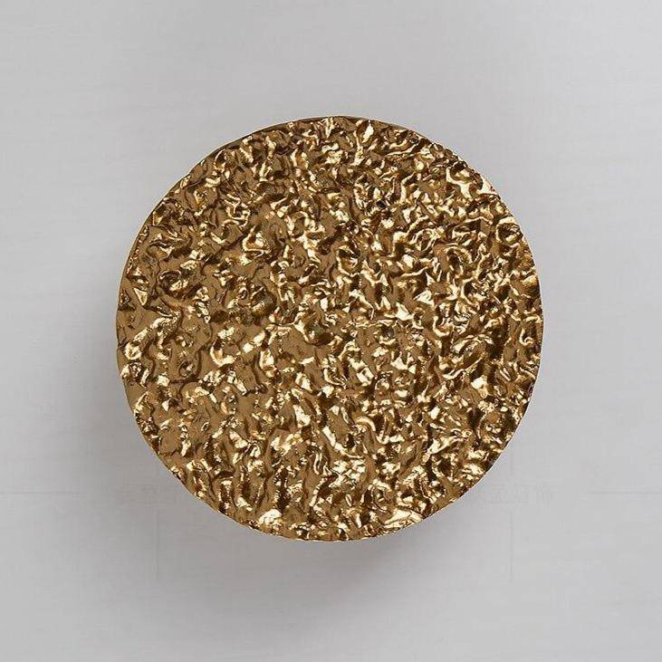 wall lamp Creative gold metal disc design LED wall light