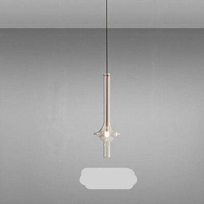 pendant light cylindrical LED glass design