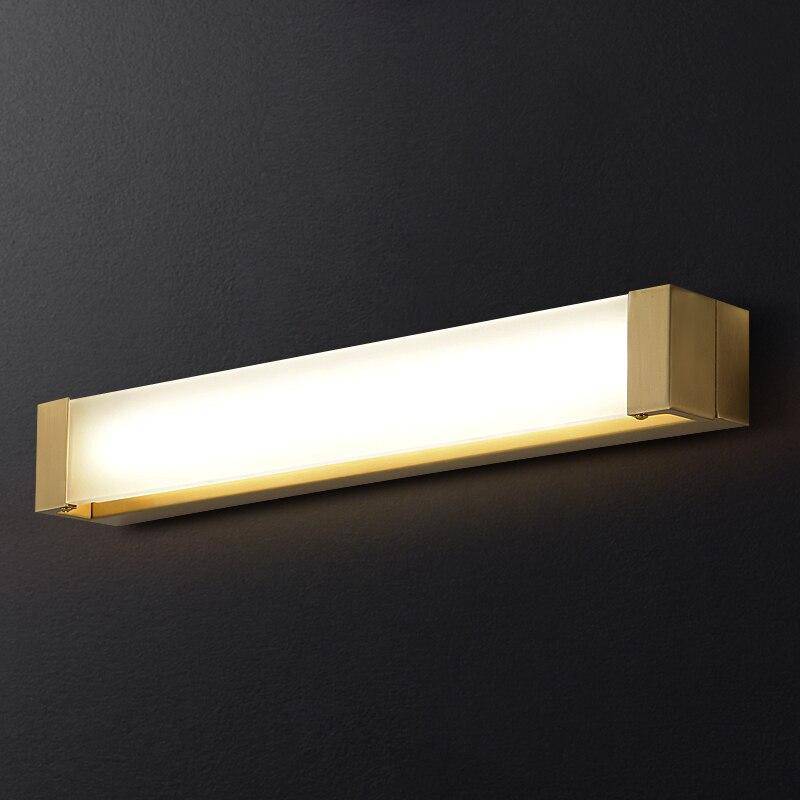 wall lamp LED wall light in gold metal for Luxury mirror