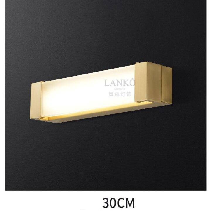 Applique murale à LED en métal doré pour miroir Luxury