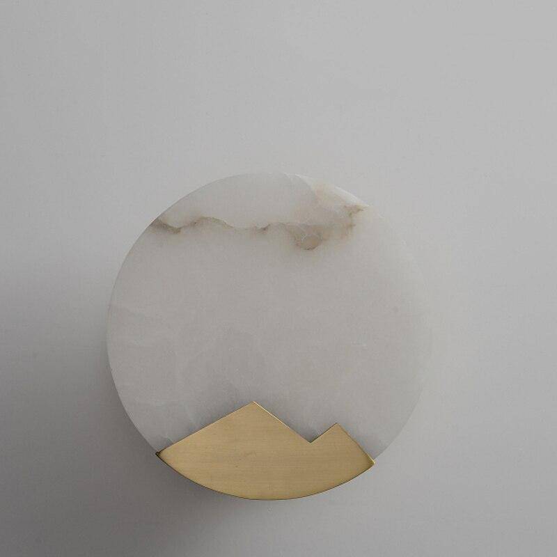 wall lamp marble LED design wall with gold base Creative