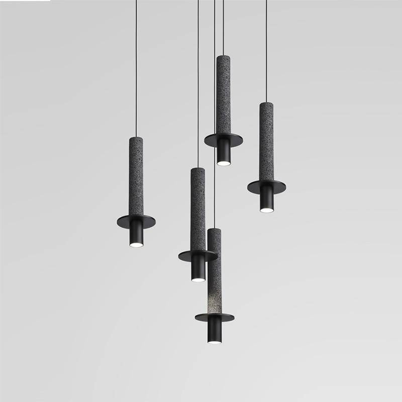 Suspension design LED allongé luxury