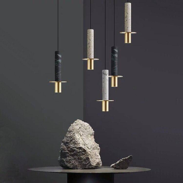 Suspension design LED allongé luxury