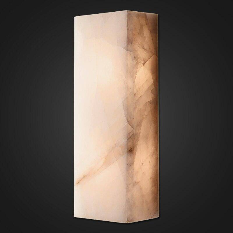 wall lamp Rectangular marble LED design wall light