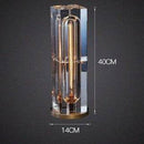 Lampe à poser design LED en verre crystal géométrique Luxury