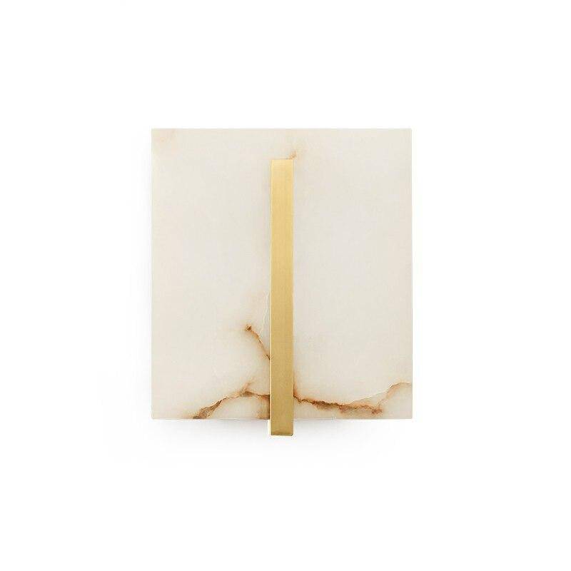 wall lamp LED design wall in white marble with gold finish