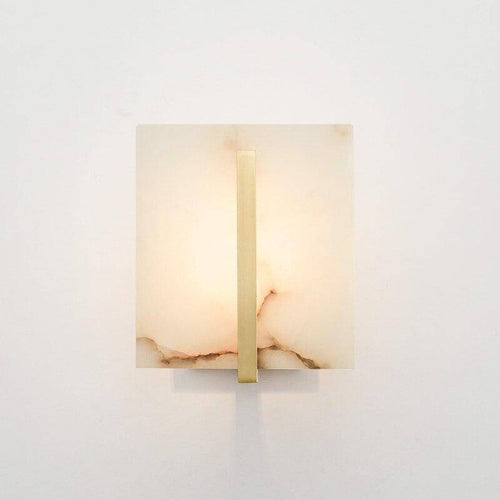 wall lamp LED design wall in white marble with gold finish