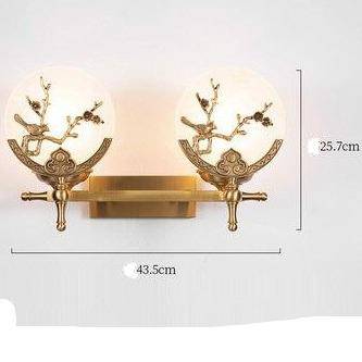 wall lamp marble LED wall light with several gold patterns