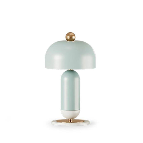 Lampe à poser design LED avec abat-jour arrondi minimaliste - vue 3 sur 3