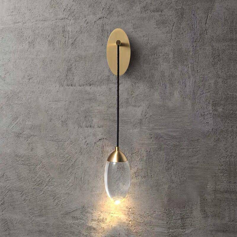 Applique murale design LED avec ampoule en verre Luxury
