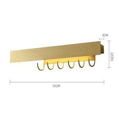 wall lamp modern gold LED wall light with hook