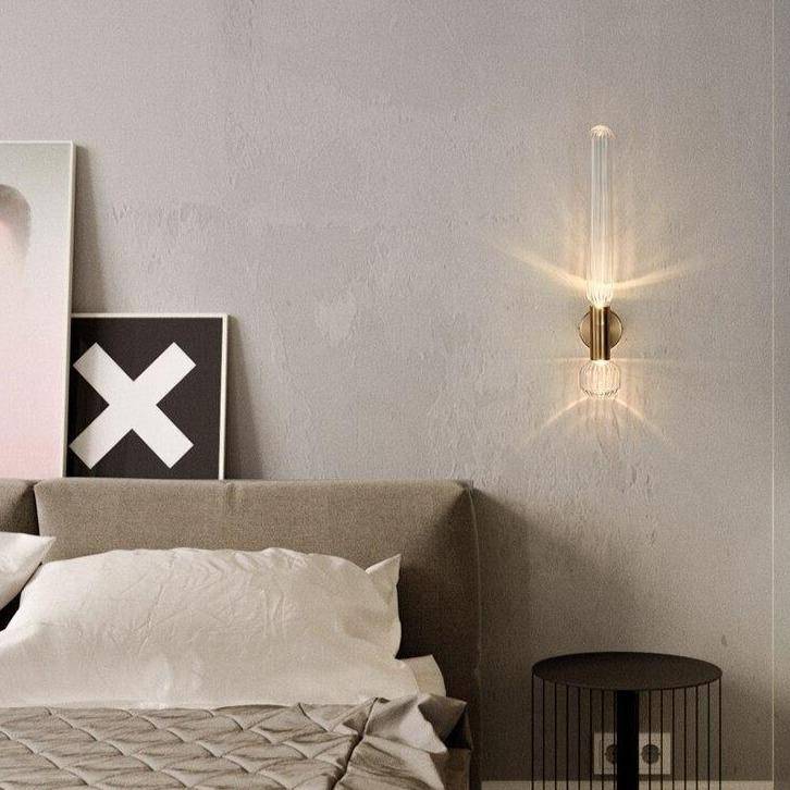 Lámpara de pared design LED en vidrio, ampliada Luxury