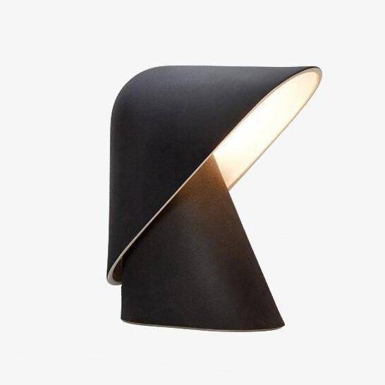 LED design table lamp with lampshade coloured triangular Luxury