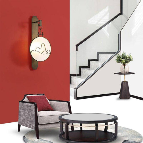 Applique murale design LED en métal style japonais - vue 2 sur 5