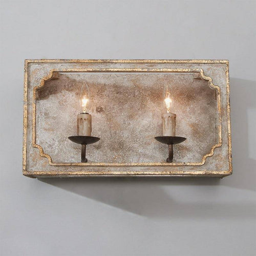 wall lamp Retro LED wax candle style wall hanging