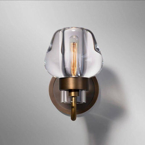wall lamp modern copper and lampshade deformed Luxury