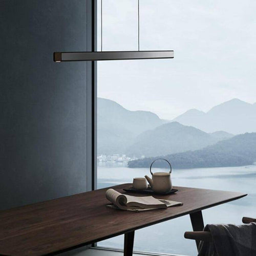 Suspension design LED allongé style Scandinave - vue 4 sur 6