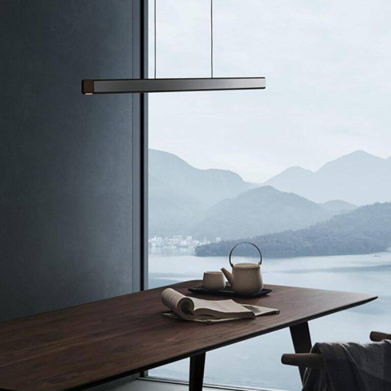 Suspension design LED allongé style Scandinave - vue 3 sur 6