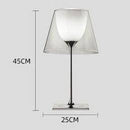 Lampe à poser moderne LED avec abat-jour en verre coloré Art