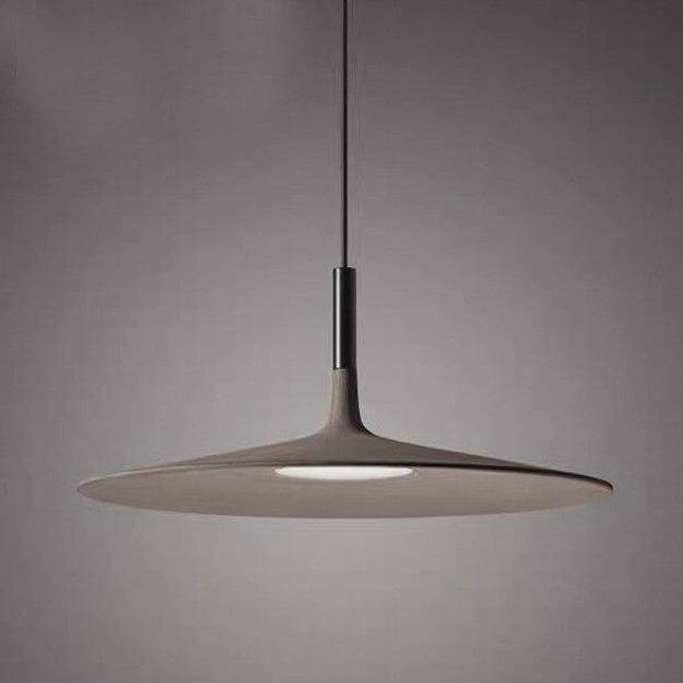pendant light LED design with lampshade grey cement hat