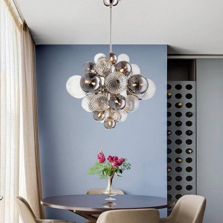 Suspension design LED avec plusieurs boules en verre Ball - vue 2 sur 11