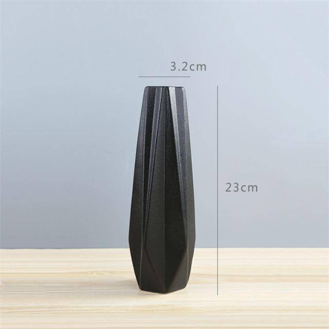 Vase géométrique en céramique style Wedding