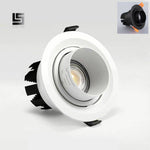 Spotlight round recessed LED adjustable Loft style