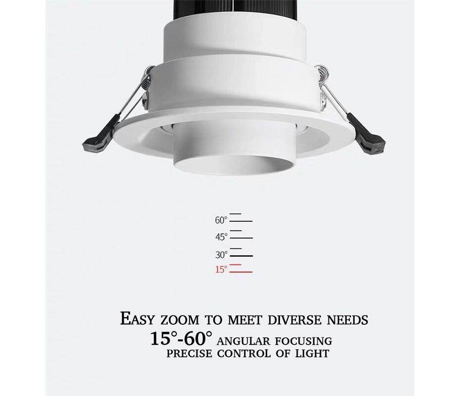 Spot encastré rond LED orientable style Loft - vue 6 sur 6