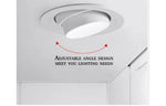 Spotlight round recessed LED adjustable Loft style
