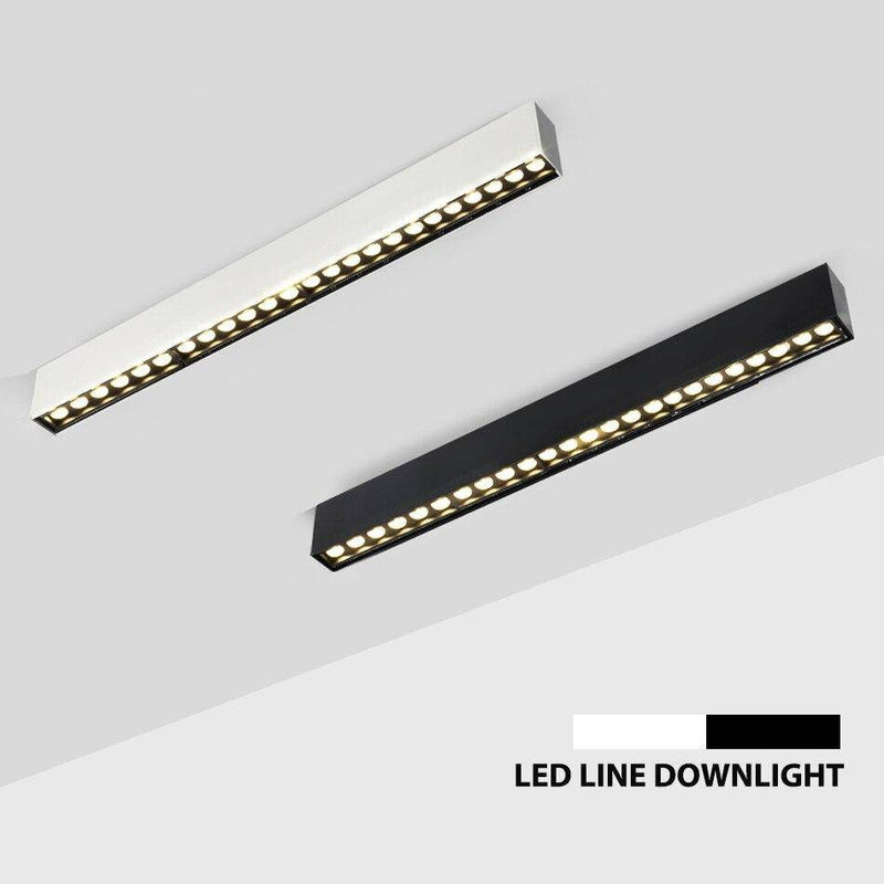 Spot moderne à LED linéaire en aluminium