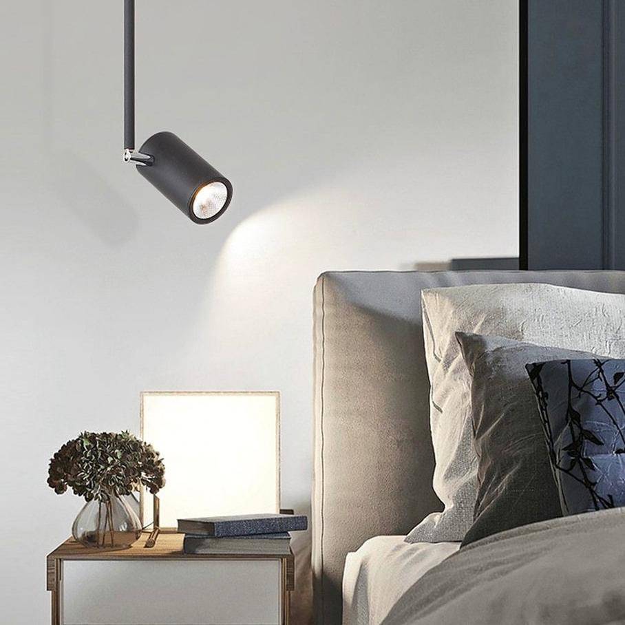 Spot moderne LED cylindre en aluminium Diano - vue 3 sur 21