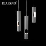 Suspension moderne LED avec tube cylindrique en aluminium Hotel