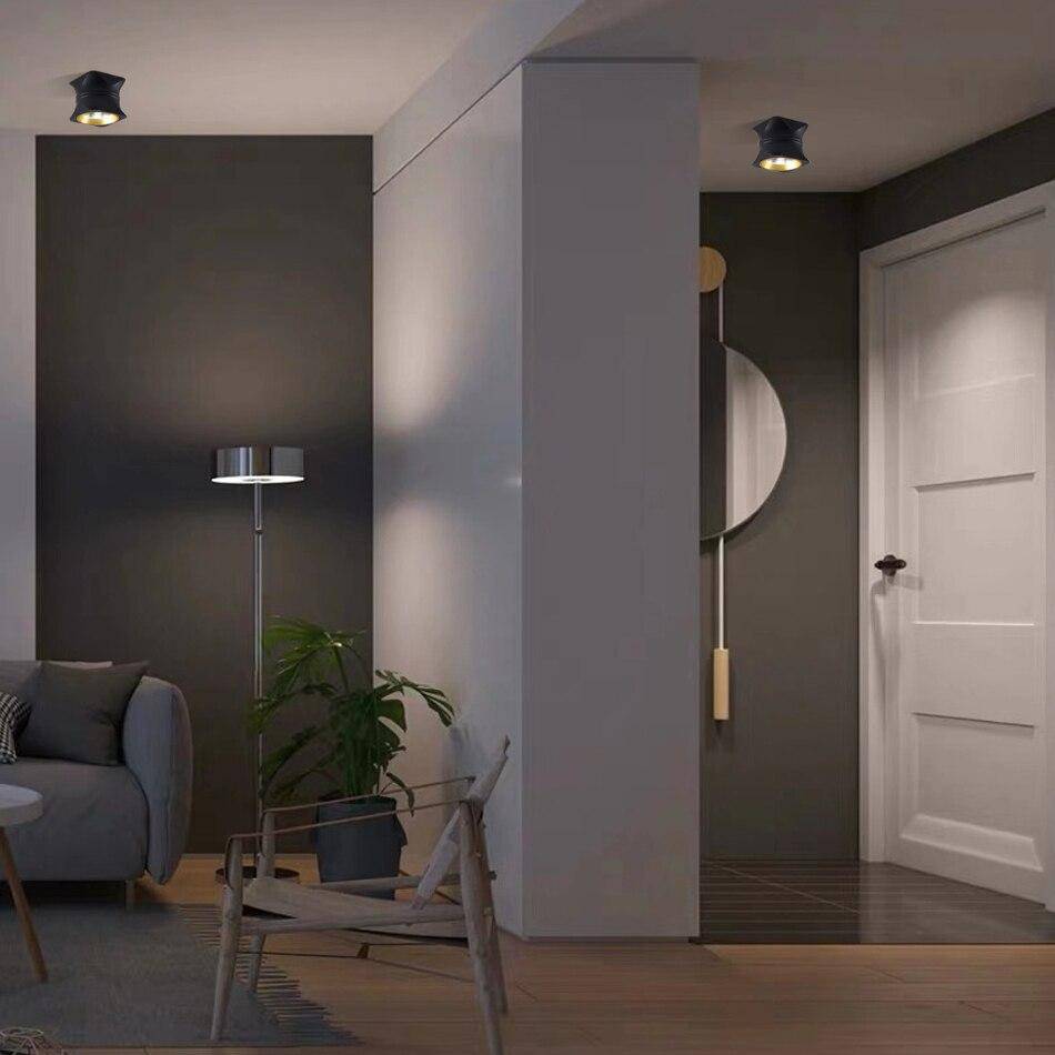 Spot moderne LED surface Loft - vue 4 sur 7