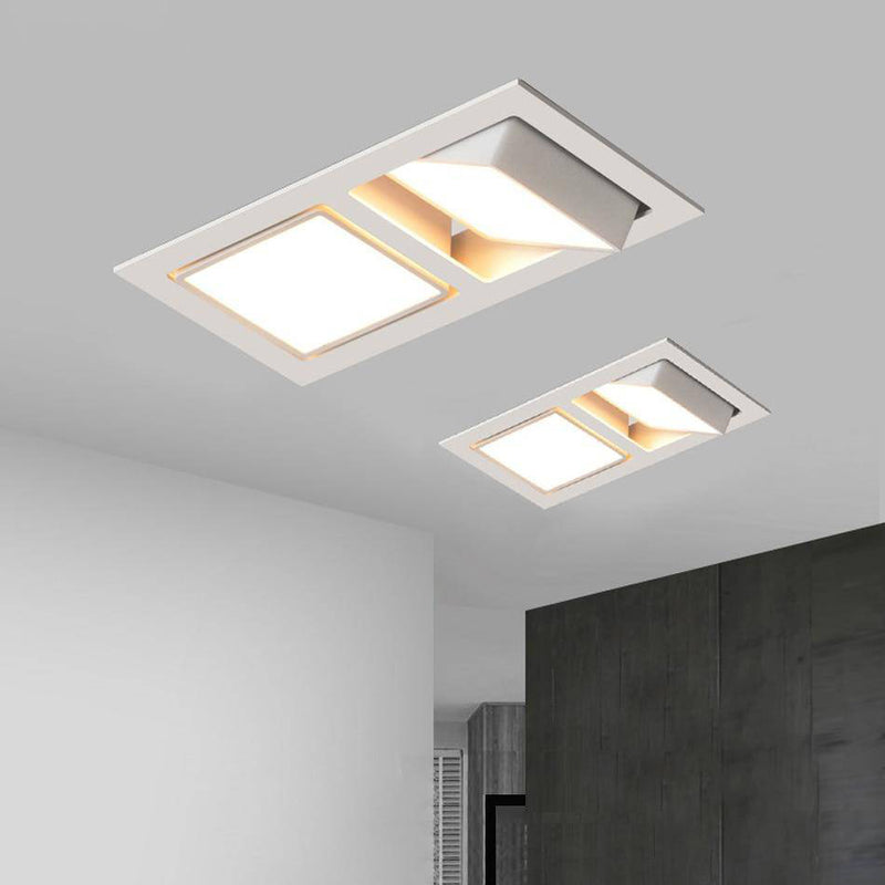 Spot carré LED en aluminium style Square