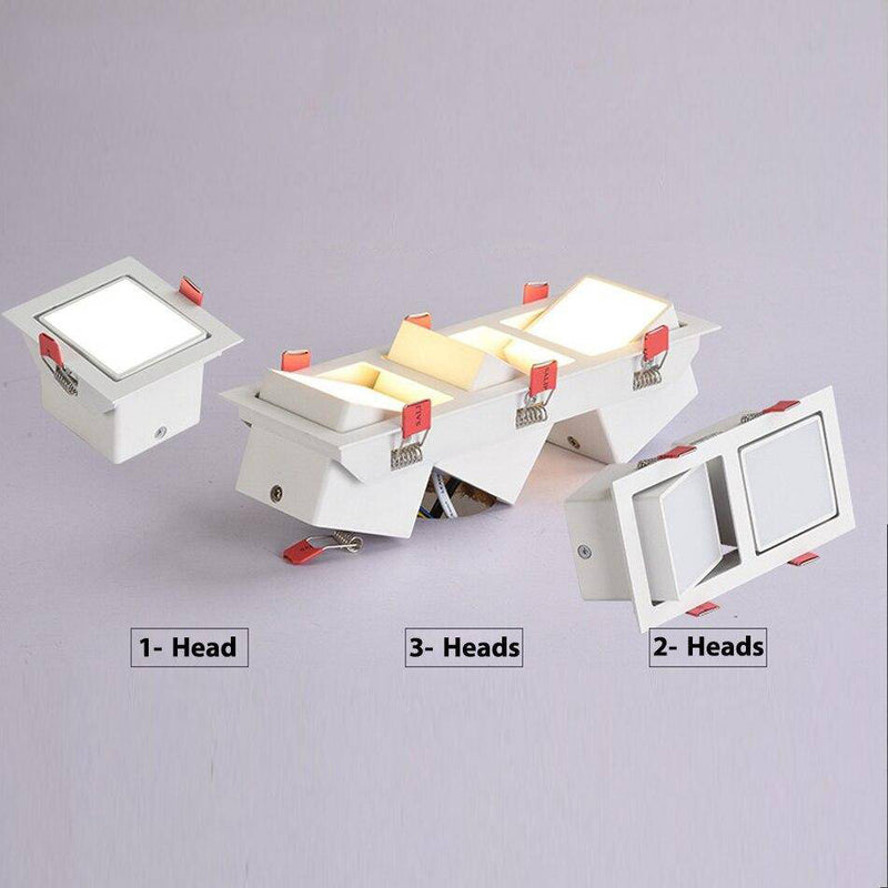 Spot carré LED en aluminium style Square