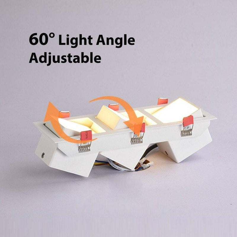 Spot carré LED en aluminium style Square