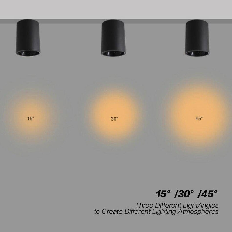 Spotlight modern rounded aluminium LED