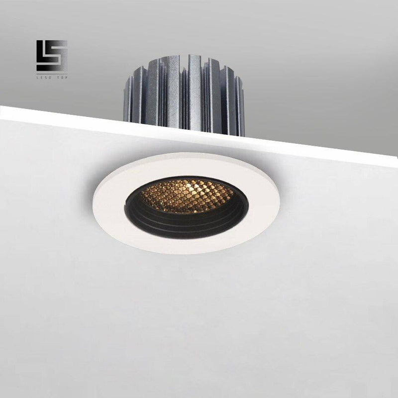Spotlight recessed modern LED round white