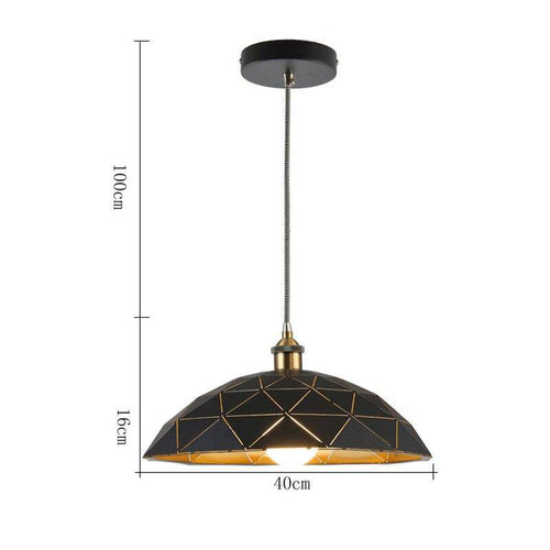 Suspension design LED avec plusieurs plaques métal Hang - vue 7 sur 7