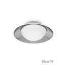 Plafonnier moderne LED avec abat-jour arrondi et boule lumineuse
