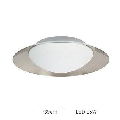 Moderna lámpara de techo LED con pantalla redonda y bola de luz