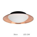 Plafonnier moderne LED avec abat-jour arrondi et boule lumineuse