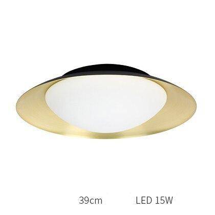 Plafonnier moderne LED avec abat-jour arrondi et boule lumineuse - vue 13 sur 19