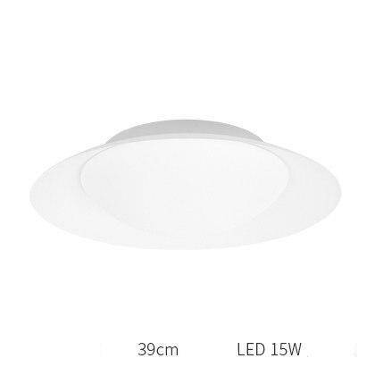 Plafonnier moderne LED avec abat-jour arrondi et boule lumineuse - vue 18 sur 19
