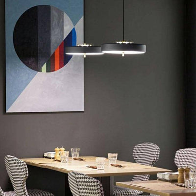 Suspension design LED avec abat-jour arrondi en métal Hang