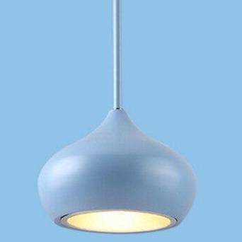 Suspension design à LED ovale de couleurs - vue 8 sur 10